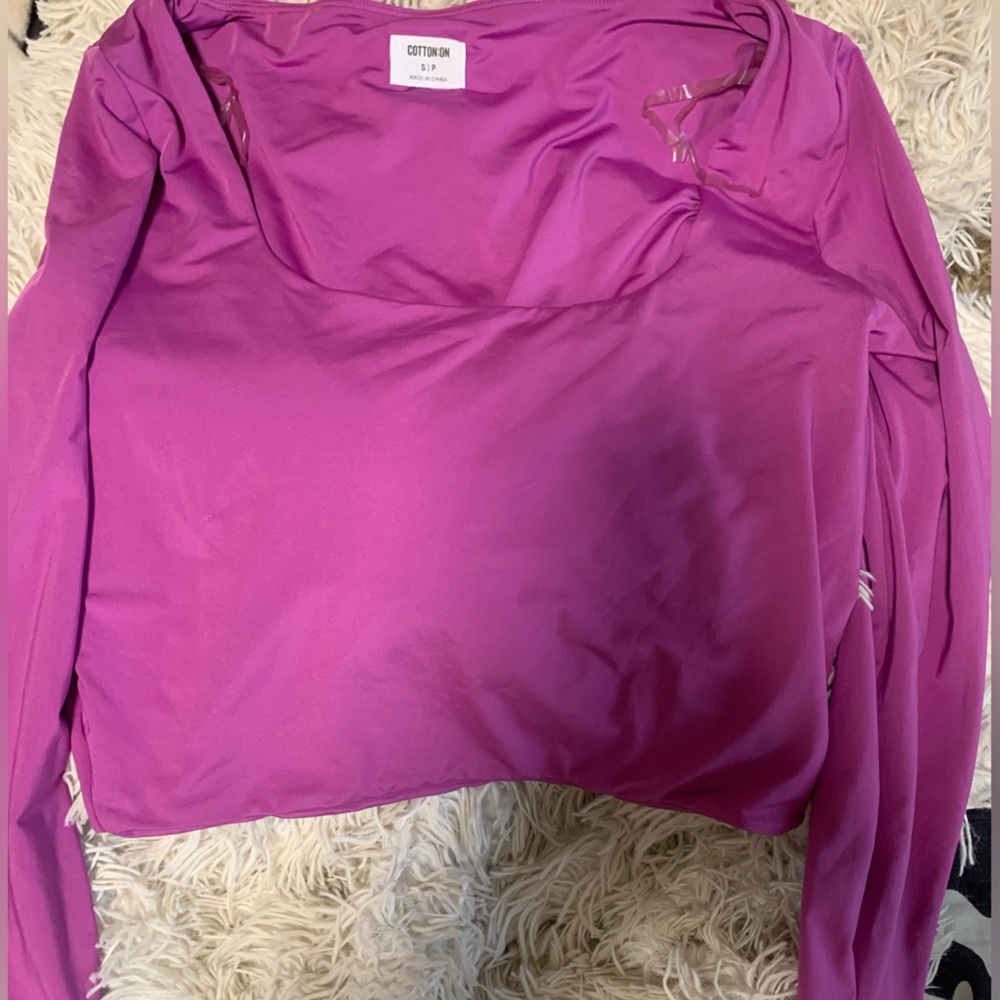 Cotton On Pink Crop Top